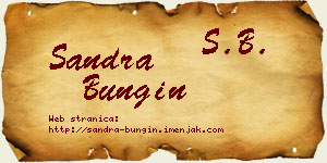 Sandra Bungin vizit kartica